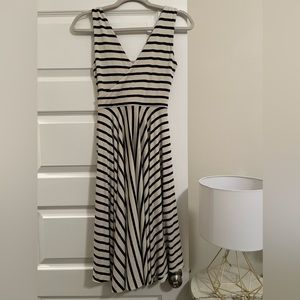 Nadia Tarr Black Stripes Dress
